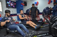 Nikhil Launches F45 Fitness Centre at Begumpet
